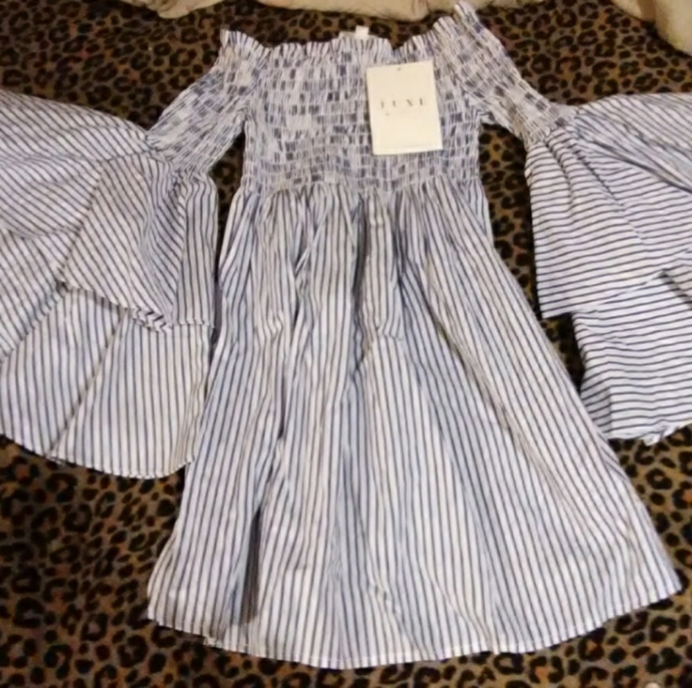 Pinstripe dress